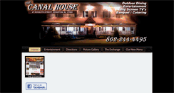 Desktop Screenshot of canalhousenj.com