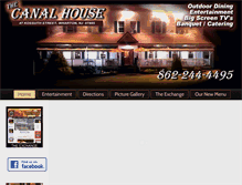 Tablet Screenshot of canalhousenj.com